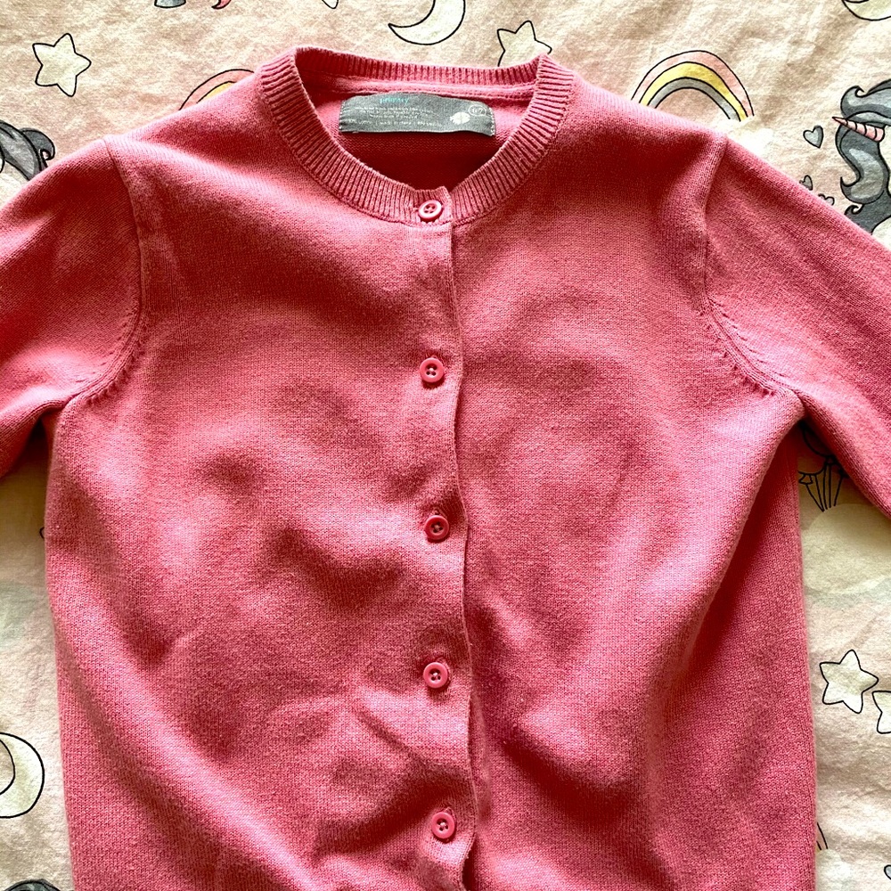 Pink girls Primary cardigan sweater